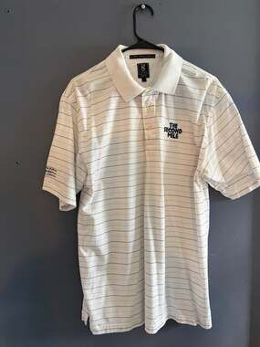 Gear For Sports The Second Mile 100% Pima Cotton Striped Polo Shirt - Size M